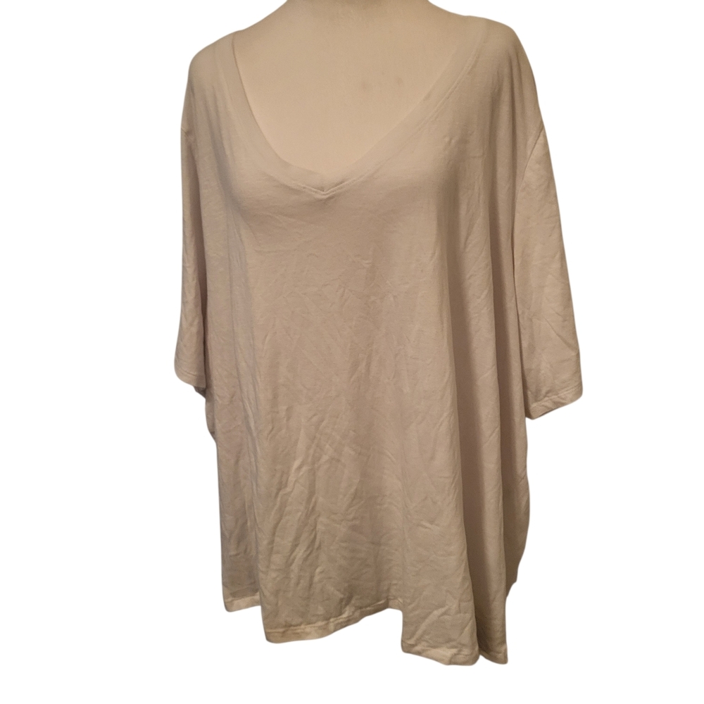 Lane Bryant Plus Perfect Sleeve Tee White sz 34/36